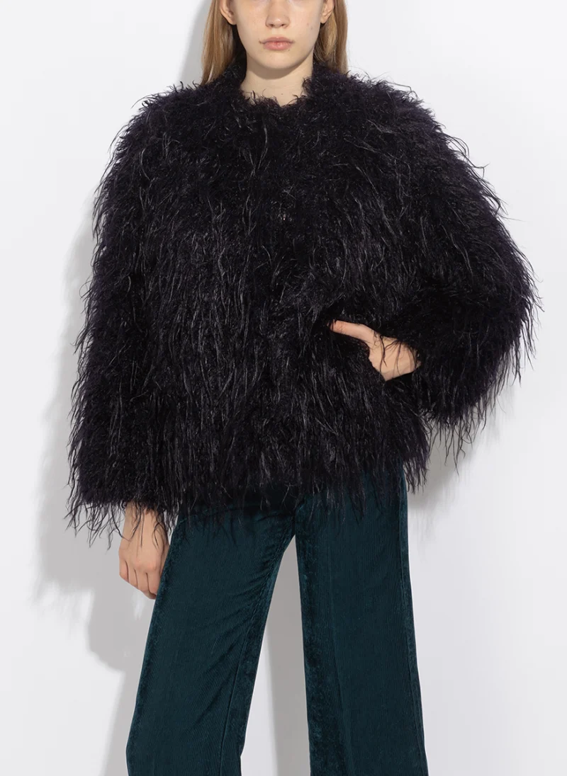 Късо палто 'Faux fur' forte_forte — снимка 4