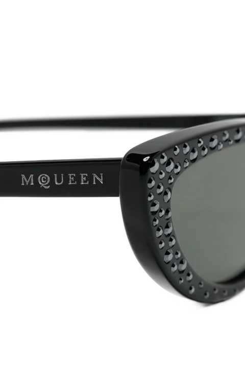Crystal-Embellished Cat-Eye Sunglasses — снимка 2