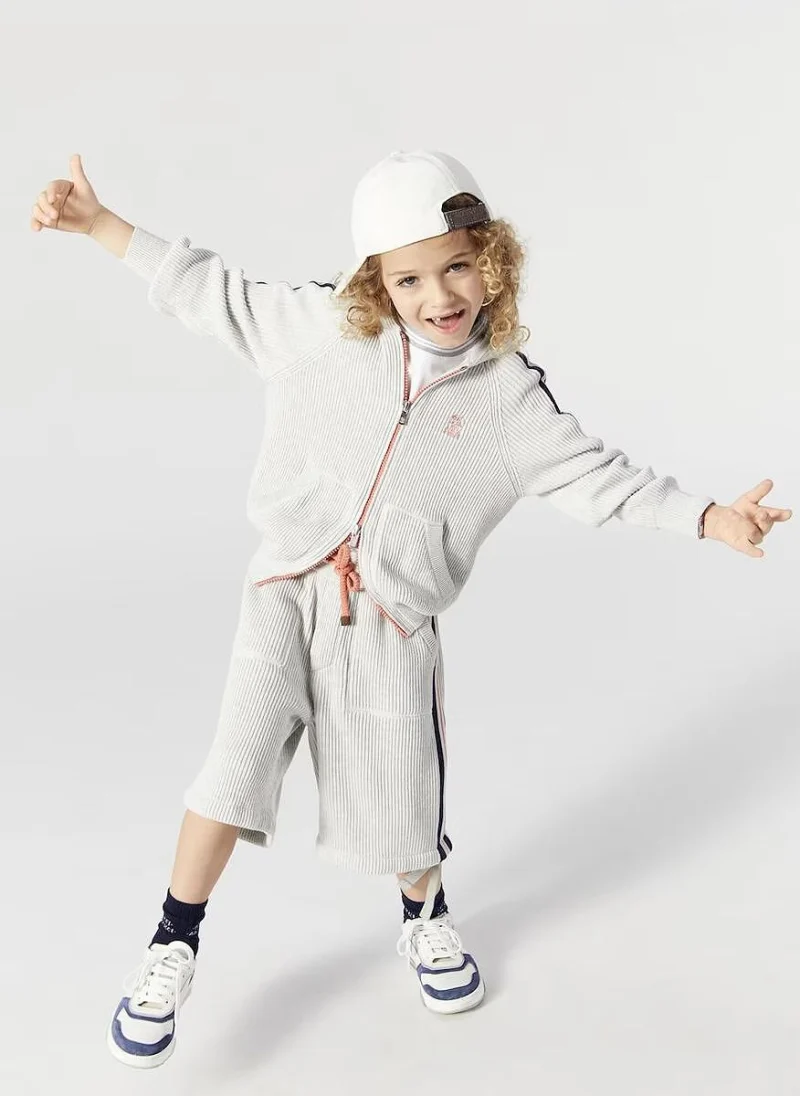 Къс спортен панталон Brunello Cucinelli Kids 12 — снимка 3