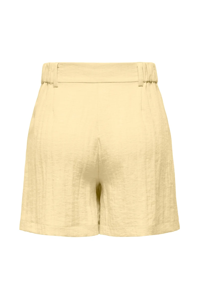 Къс панталон Onlita Hw Linen Look Tlr 15370279 13-0822 TCX sunlight — снимка 2