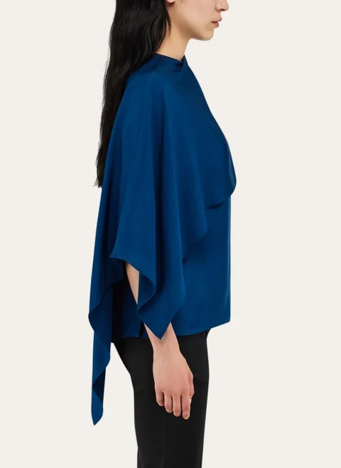 Блуза с 'cape' детайл Ferragamo — снимка 2