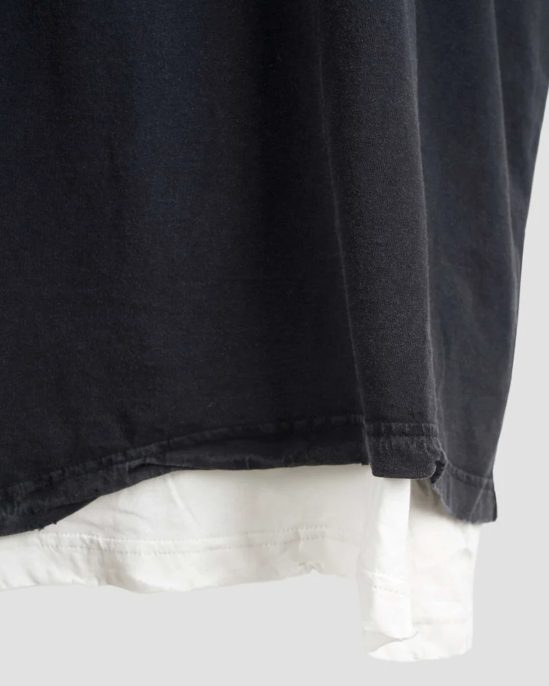 Balenciaga Back Double T-Shirt in Washed Black — снимка 3