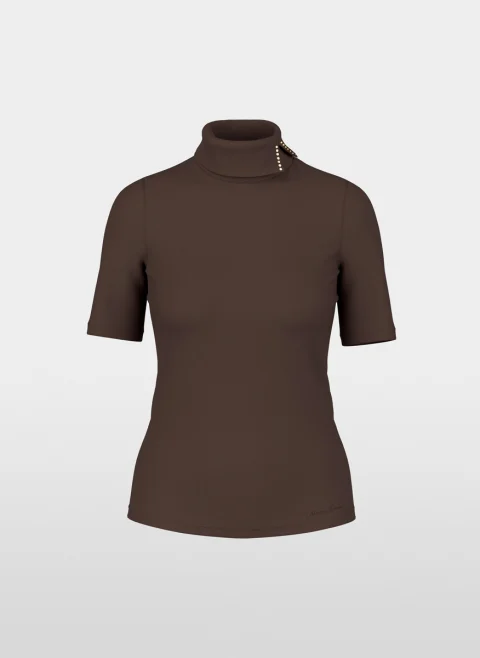 Блуза с поло яка Marc Cain Collections — снимка 6