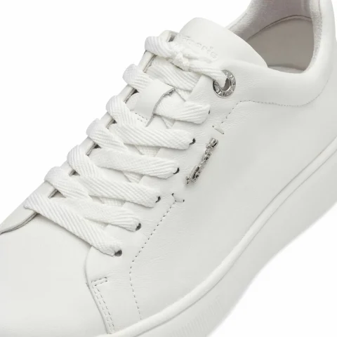 Дамски Сникърс TAMARIS – 1-23736-42-117 WHITE LEATHER_4 — снимка 4