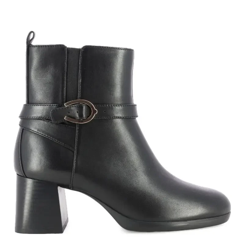 Дамски Боти На Ток GEOX – D46XBA D WALK PLEASURE 55 BLACK
