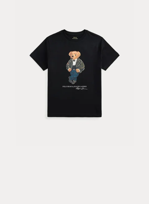 Тишърт с принт 'Polo Bear' Ralph Lauren Kids 7-14