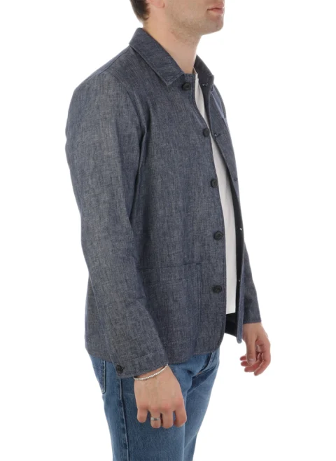 Риза с лен 'Overshirt' Altea — снимка 2
