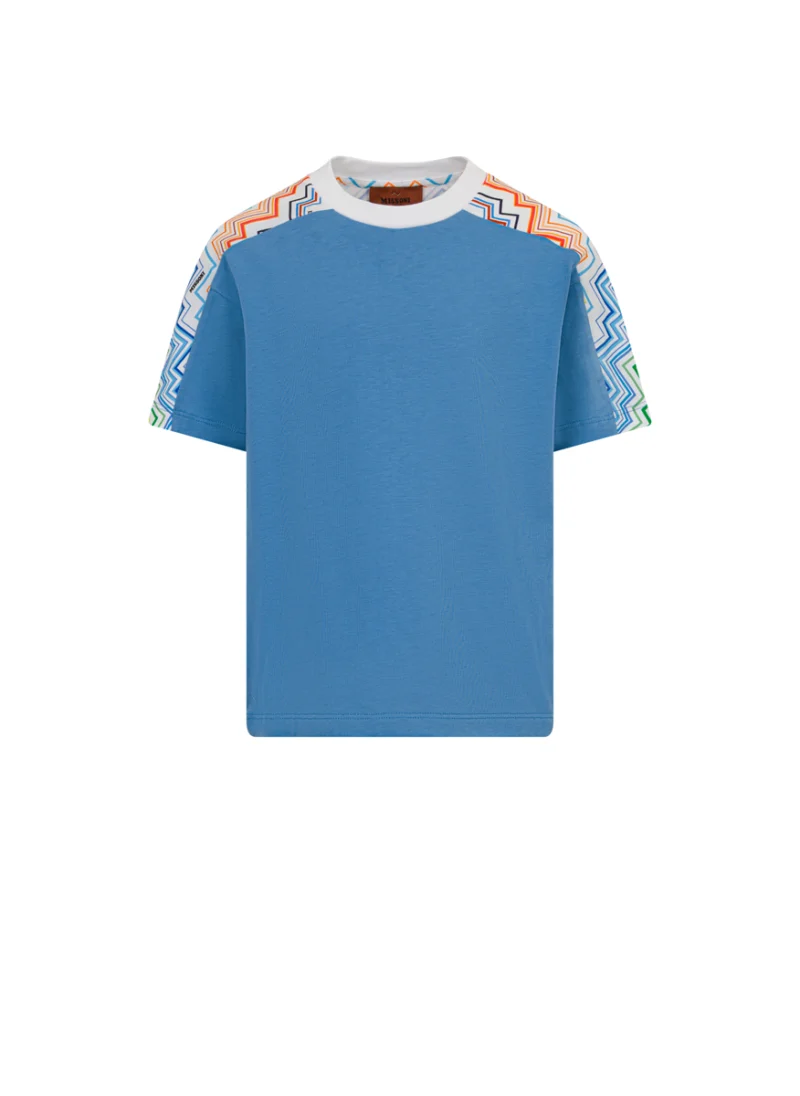Тишърт с принт 'Zig-Zag' Missoni Kids