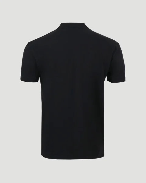 Polo Shirt in Black — снимка 2