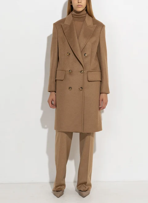 Двуредно палто от вълна Max Mara Cosa — снимка 4