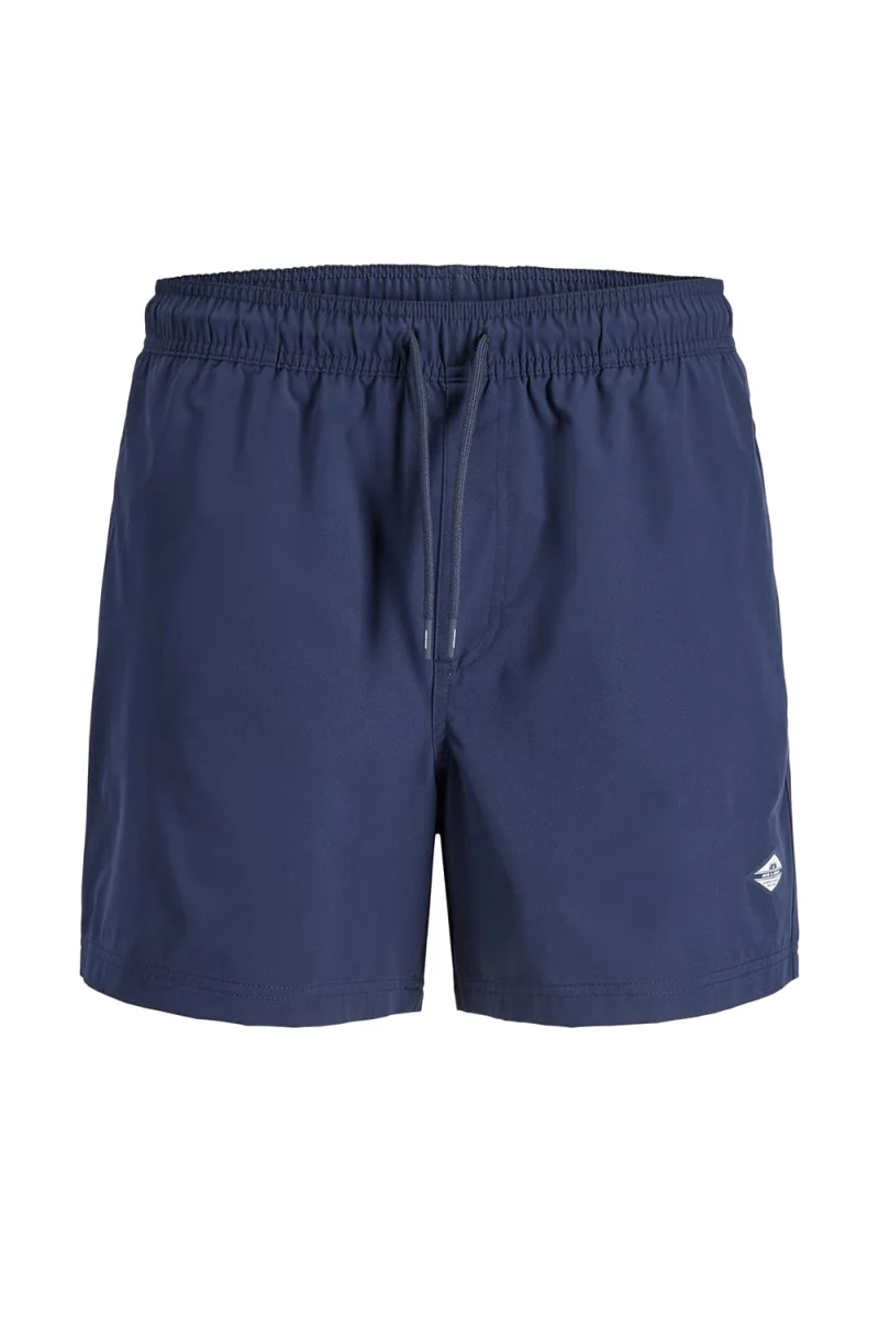 Бански Jpstmaui Tropic Solid Swim Reg 12291385 19-3923 TCX navy blazer