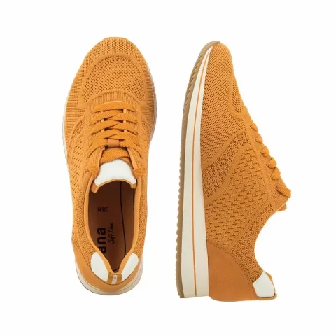 Дамски Сникърс Jana Softline – 8-23766-42 650 ORANGE — снимка 4