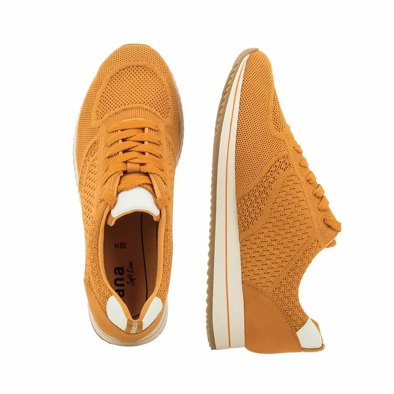 Дамски Сникърс Jana Softline – 8-23766-42 650 ORANGE — снимка 4
