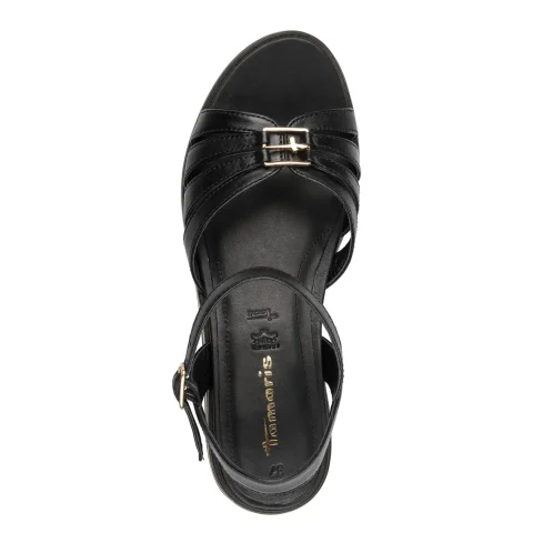 Дамски Сандали На Платформа TAMARIS – 1-28242-46-001 BLACK — снимка 5