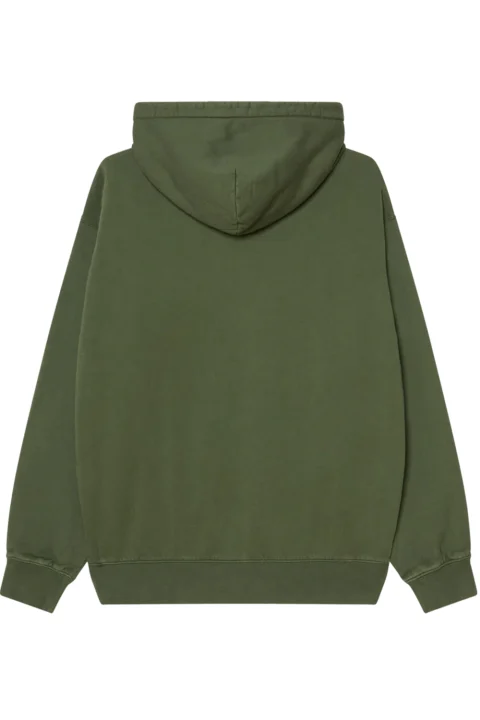 Суичър Collegiate Faded Hood Fleece 112470263 KBG kombu green faded wash — снимка 2
