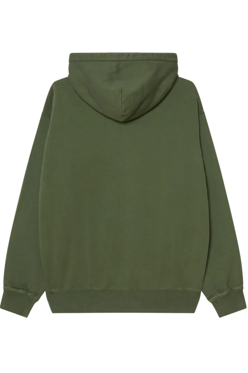 Суичър Collegiate Faded Hood Fleece 112470263 KBG kombu green faded wash — снимка 2