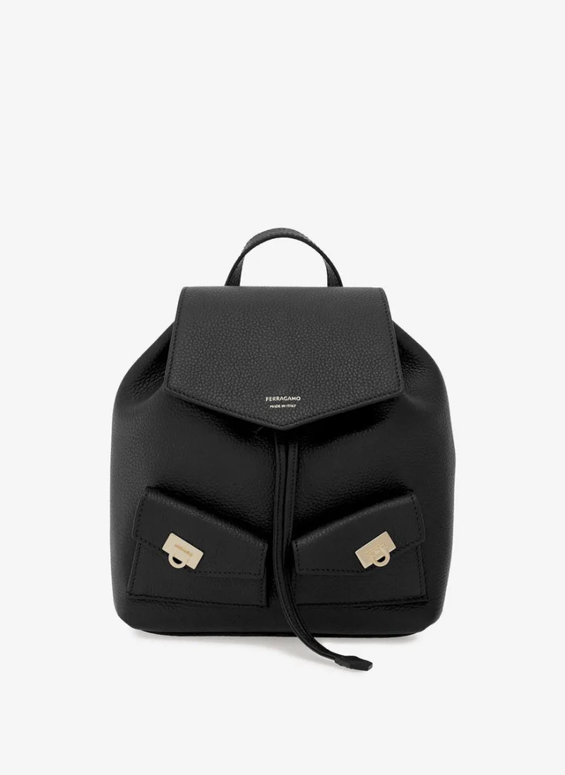 Мини кожена раница Ferragamo