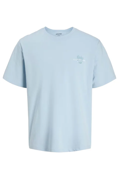T-Shirt Jjcorals Ss Crew Neck 12288345 14-4210 TCX celestial blue