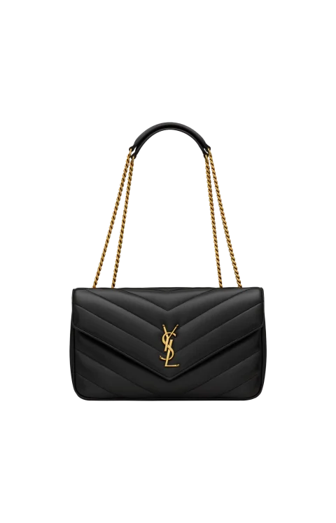 Medium Loulou in Matelassé Lambskin