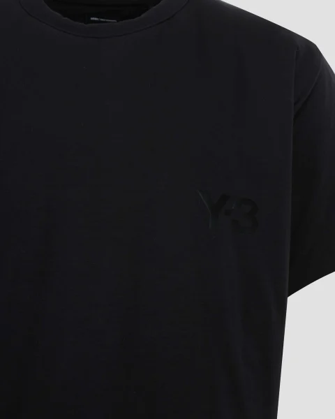 Padded Short Sleeve Tee in Black — снимка 2