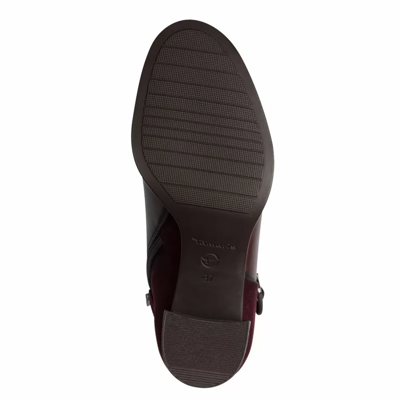 Дамски Боти На Ток TAMARIS – 1-25363-45-537 MERLOT — снимка 6