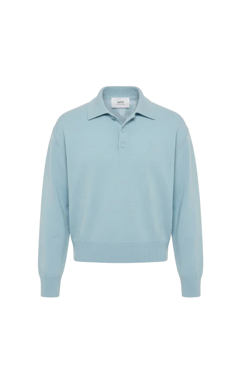 Ami de Coeur Polo in Light Blue
