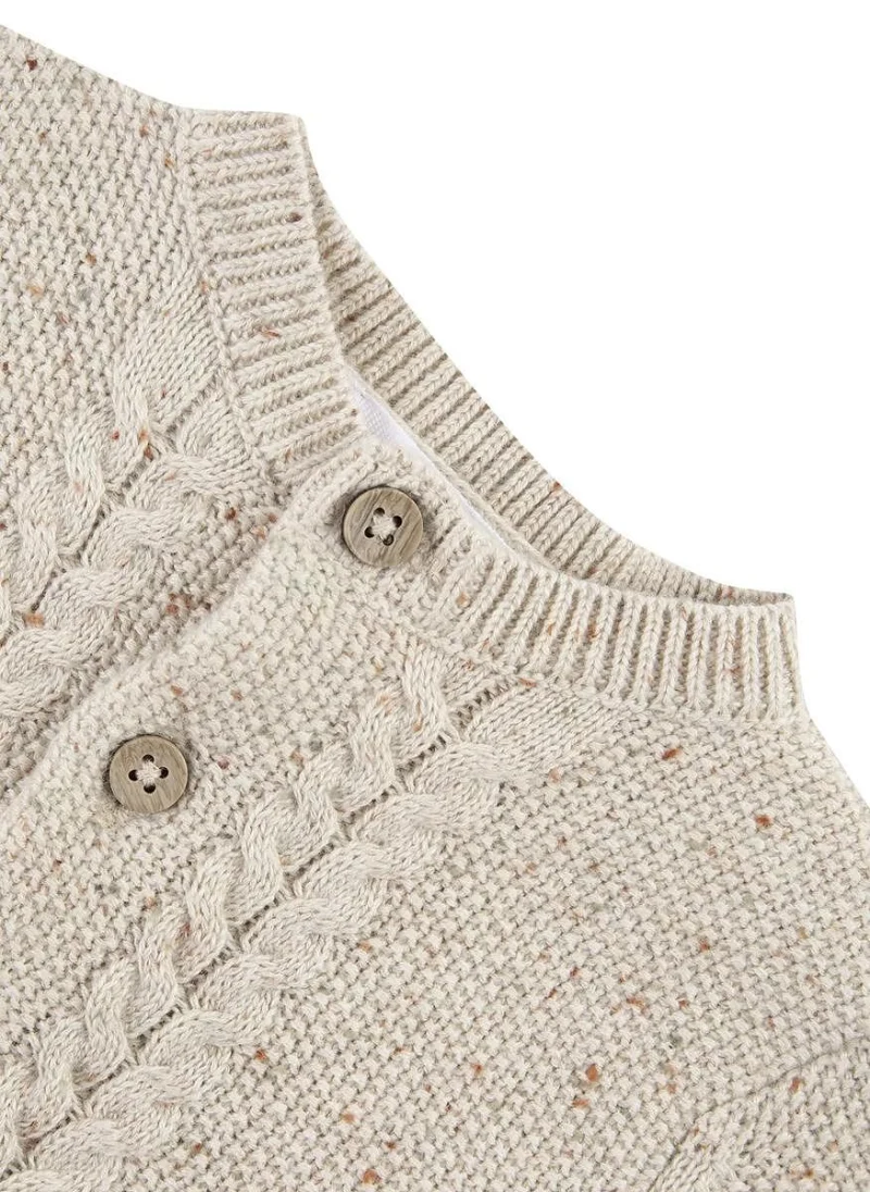 Комплект от плетиво 'Cable-Knit' Tartine et Chocolat — снимка 6