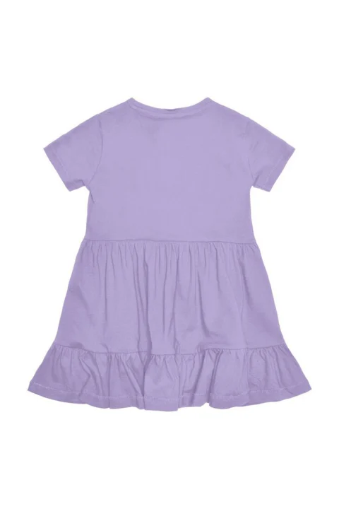 Детски Рокля Kmgmay S/S Cutline Dress Solid Jrs 15253869 15-3817 tcx lavender — снимка 2