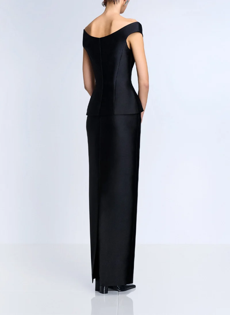 Рокля с 'Off-the-shoulder' дизайн 'Pieta' Solace London — снимка 2