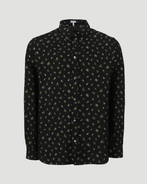 Shirt in Cotton Blend