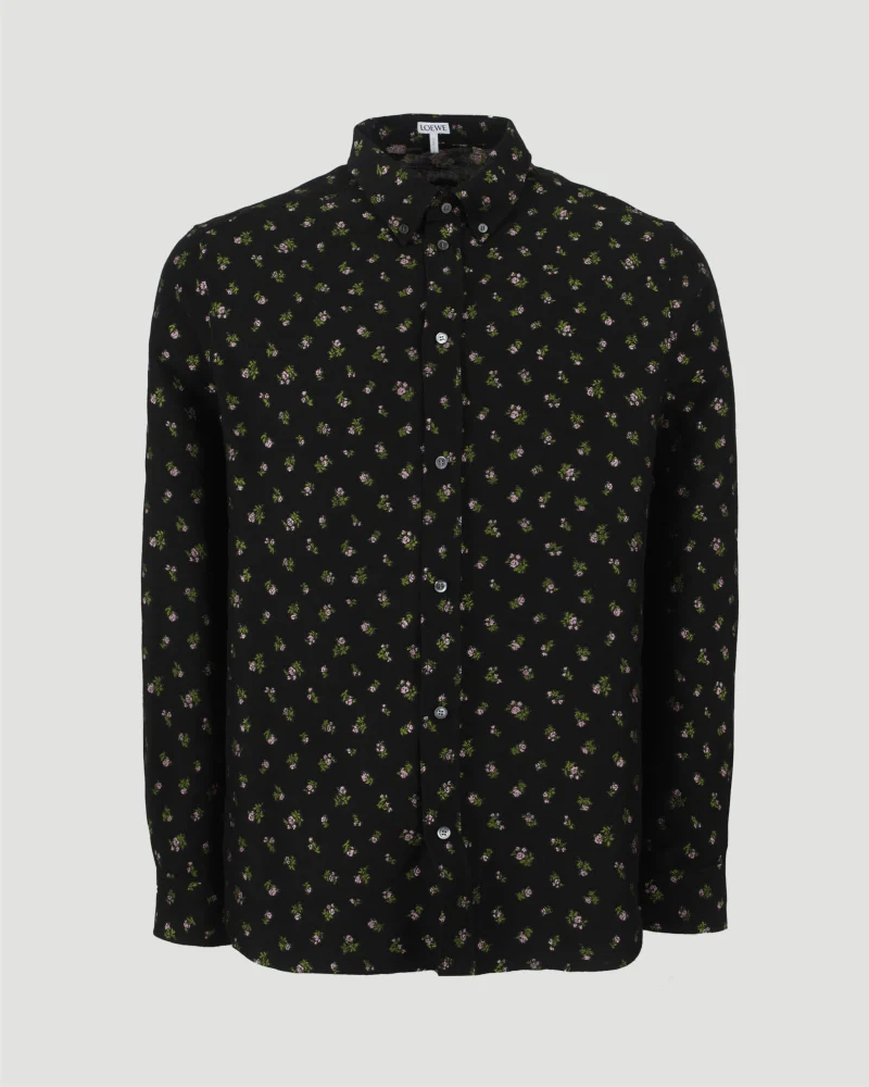 Shirt in Cotton Blend