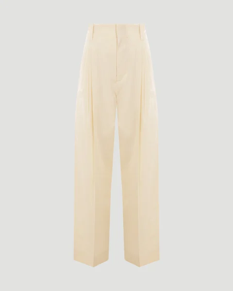 Cotton Silk Trousers
