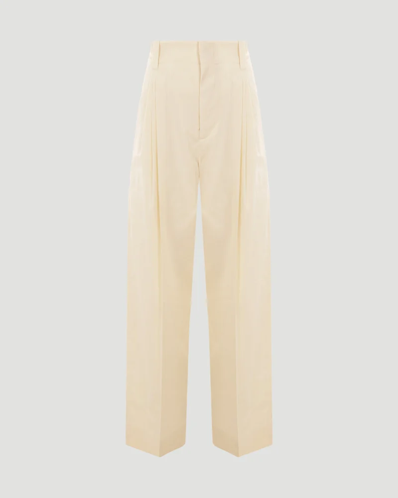 Cotton Silk Trousers