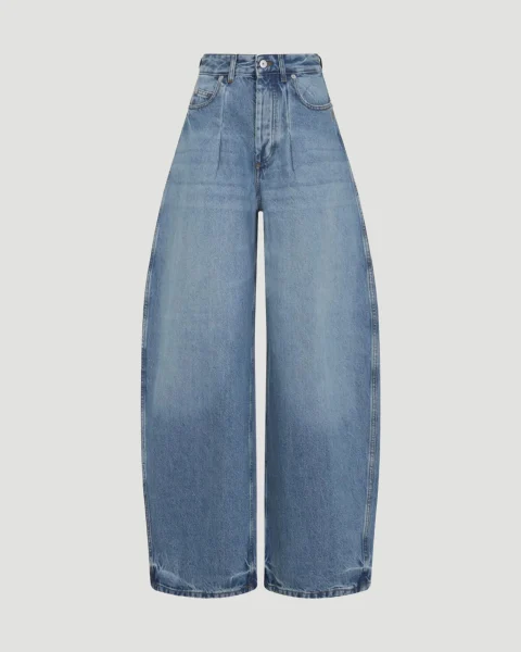 The Ovalo De-Nîmes Denim Pants in Blue