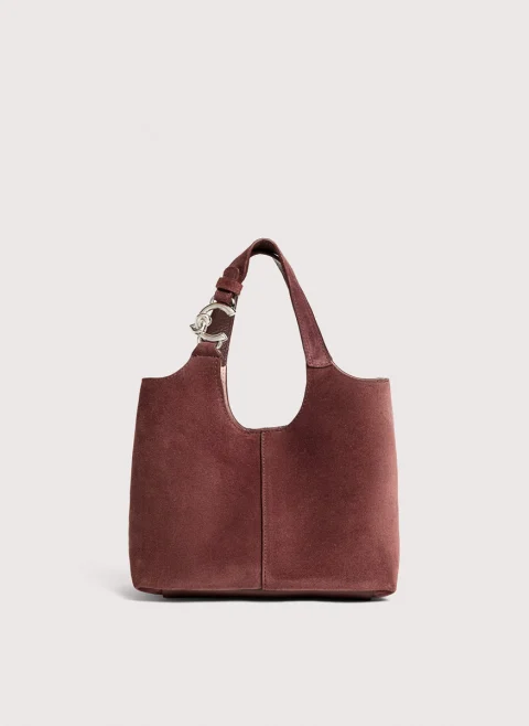 Велурена мини чанта Coccinelle C-Easy Small