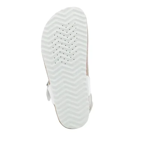 Сандали Момичета GEOX – J258MB C1000 J ADRIEL GIRL WHITE — снимка 4