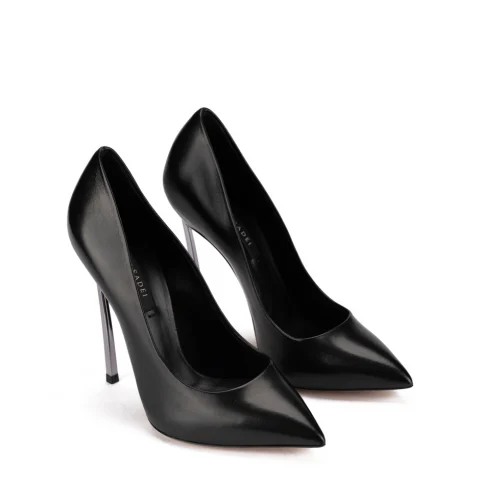 Дамски черни обувки с ток "Blade" Casadei — снимка 8