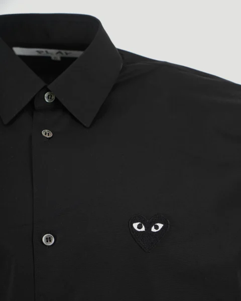 Heart Logo Shirt in Black — снимка 2