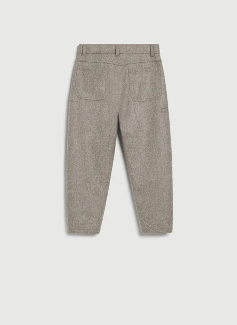 Панталон от вълна 'Functional look' Brunello Cucinelli Kids 8 — снимка 7