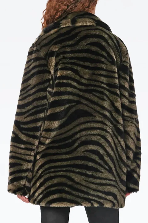 Палто Tanesha DVFNF3S003ZBOLV C7638 zebra olive — снимка 2