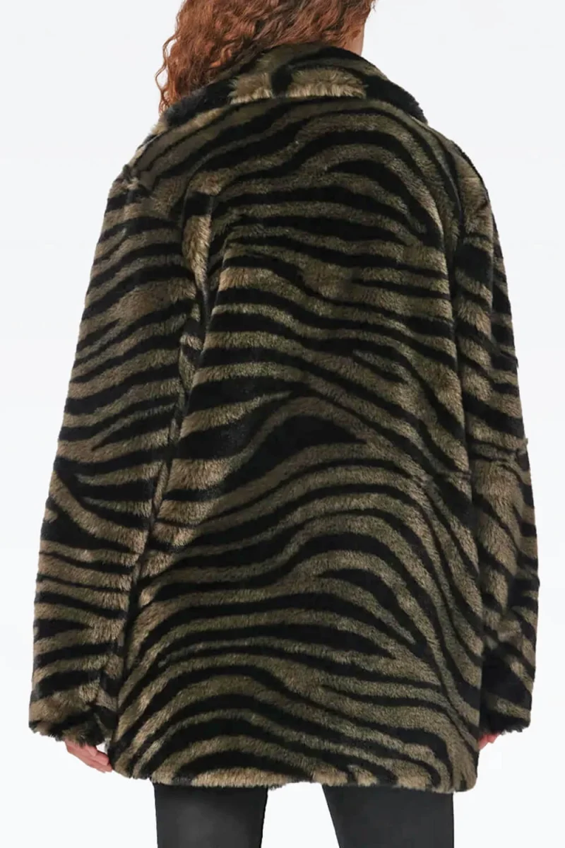 Палто Tanesha DVFNF3S003ZBOLV C7638 zebra olive — снимка 2