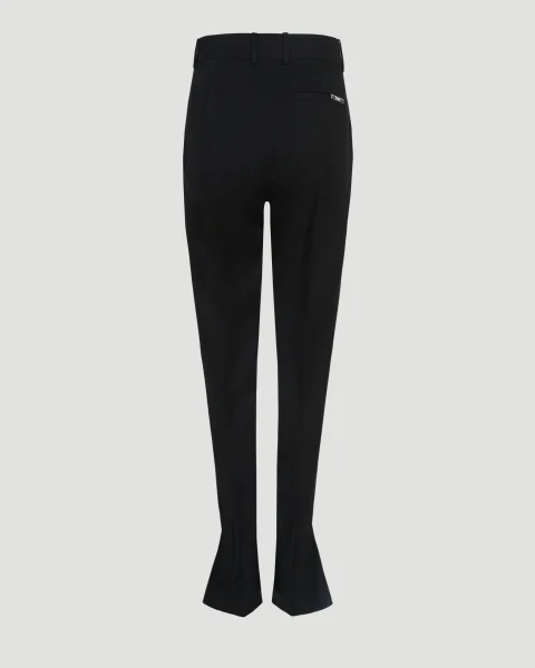 Black Long Pants in Wool — снимка 2