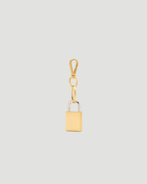 Gold Ami de Coeur Padlock Keyring — снимка 2