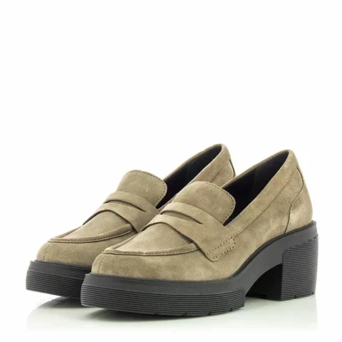 Дамски Лоуфър GEOX – D46WWD D SPHERICA EC15 TAUPE — снимка 3