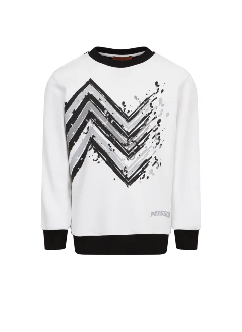Суитшърт с принт Missoni Kids