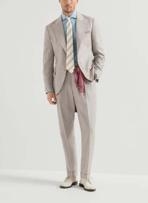 Панталон `Chevron` Brunello Cucinelli — снимка 5