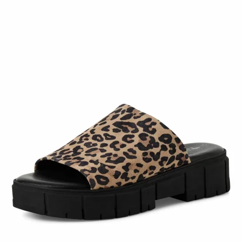 Дамски Равни Чехли TAMARIS – 1-27252-42-360 LEOPARD — снимка 3