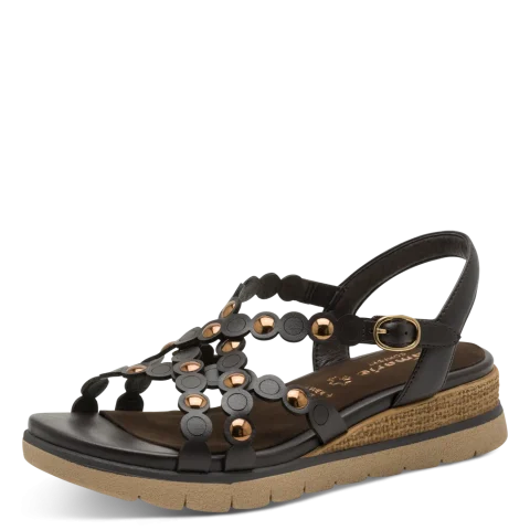 Дамски Сандали На Платформа Tamaris COMFORT – 88738 MOCCA NAPPA — снимка 2