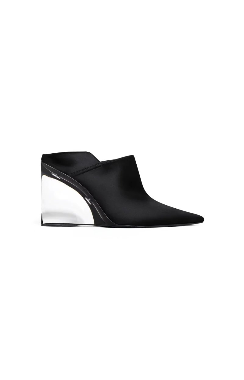 Black Invisible Mules