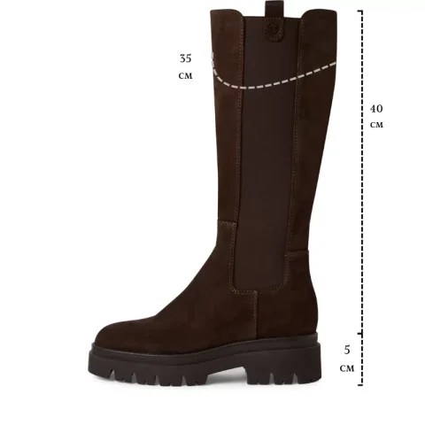 Офицерки TAMARIS – 1-25608-41-347 MOCCA SUEDE — снимка 6